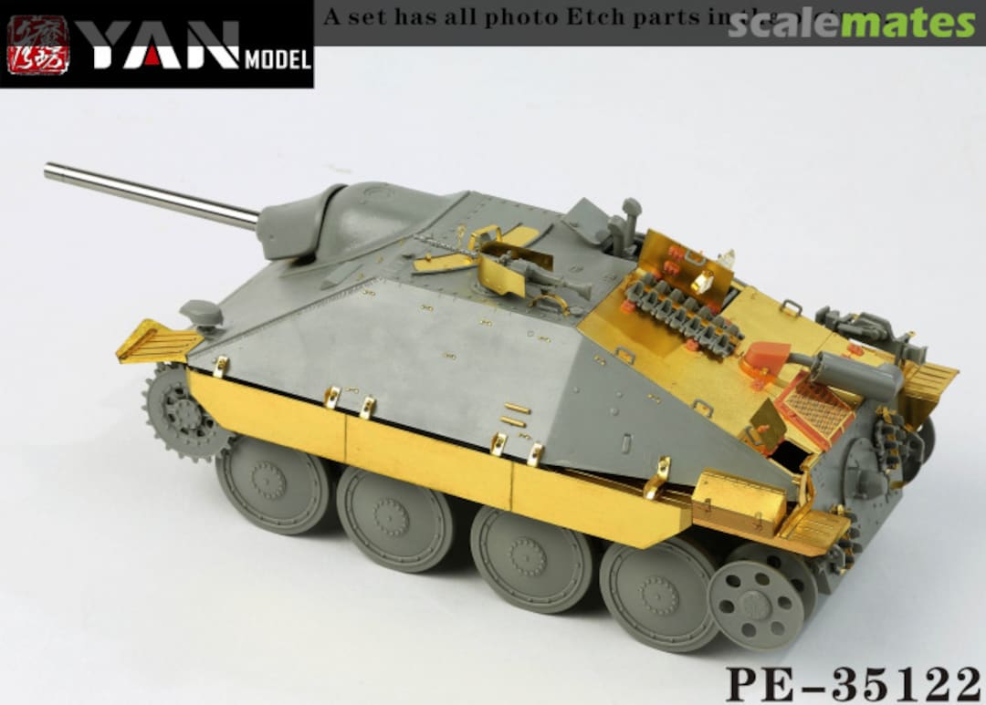 Boxart German Jagdpanzer38(t) Hetzer Late Production  PE-35122 Yan Model