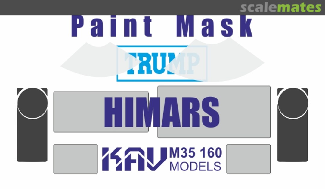 Boxart HIMARS paint mask (Trumpeter) KAV M35 160 KAV models