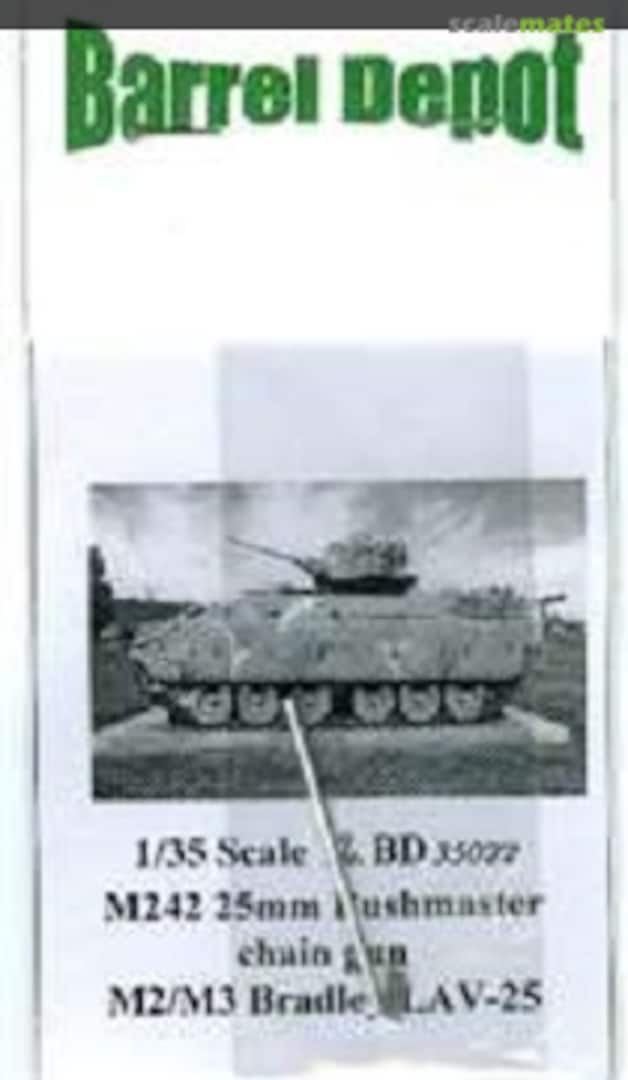 Boxart M2/M3 Bradley/LAV25 M245 25mm Bushmaster Gun Barrel (TAM/ITA/TRP kits) BD35022 Barrel Depot