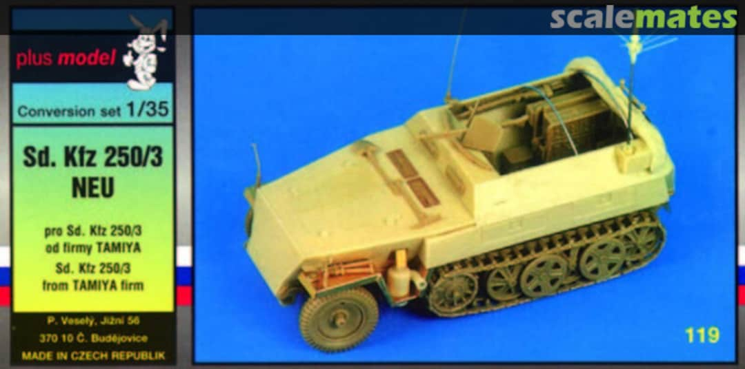 Boxart Sd.Kfz 250/3 NEU 119 PlusModel