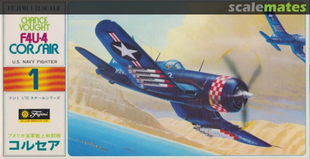 Boxart Chance Vought F4U-4 Corsair 1 Fujimi