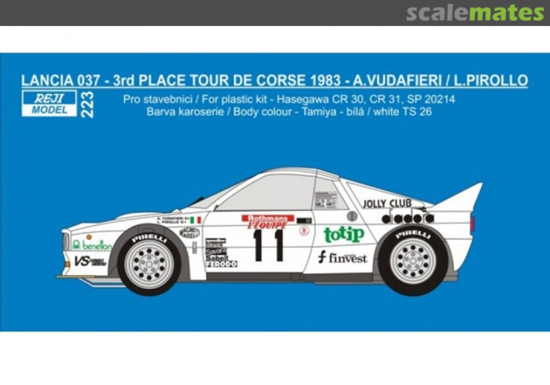 Boxart Lancia 037 223 REJI Model