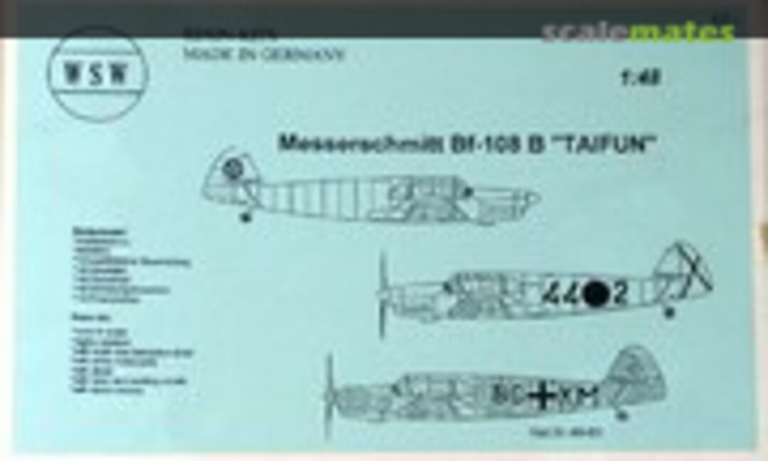 Messerschmitt Bf 108 (WSW Modellbau 48-01)