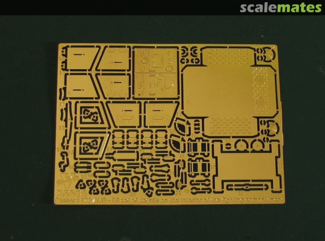 Boxart Detail set for Panhard 178 AMD 35 housing interior 35014 Vmodels