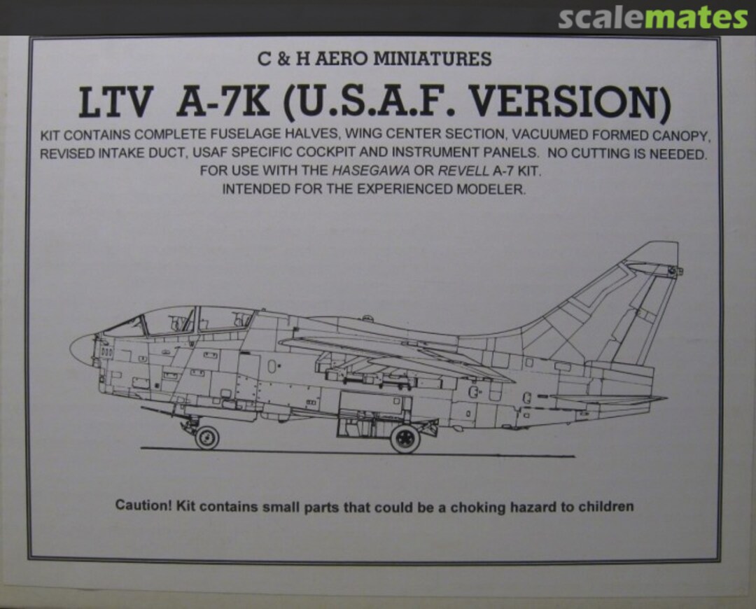 Boxart LTV A-7K (USAF version)  C&H Aero Miniatures