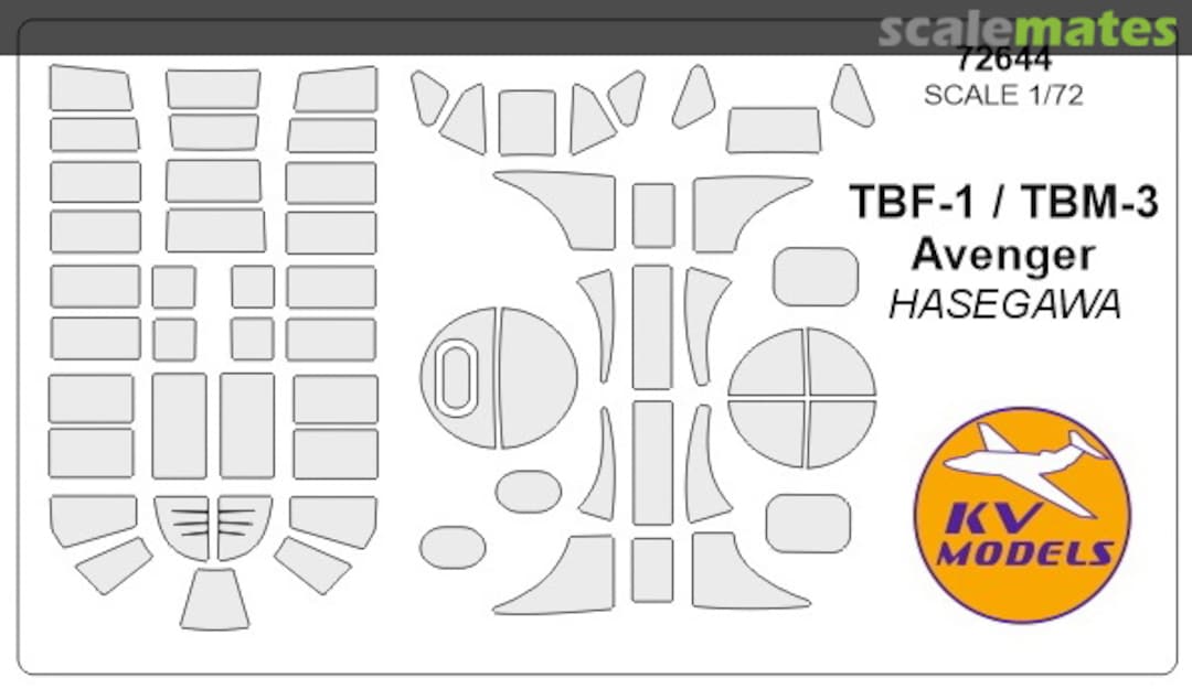 Boxart TBF-1/TBM AVENGER 72644 KV Models