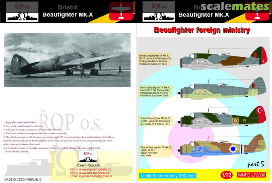 Boxart Beaufighter foreign ministry MNFD L72038 ROP o.s.