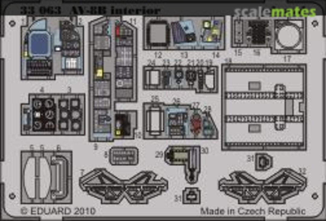 Boxart AV-8B interior 33063 Eduard