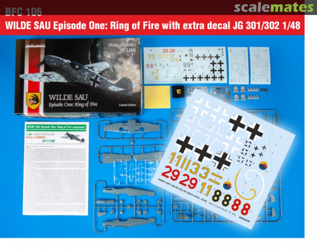 Boxart Wilde Sau Episode One: Ring of Fire (Bf109G-5/ Bf109G-6) BFC106 Eduard