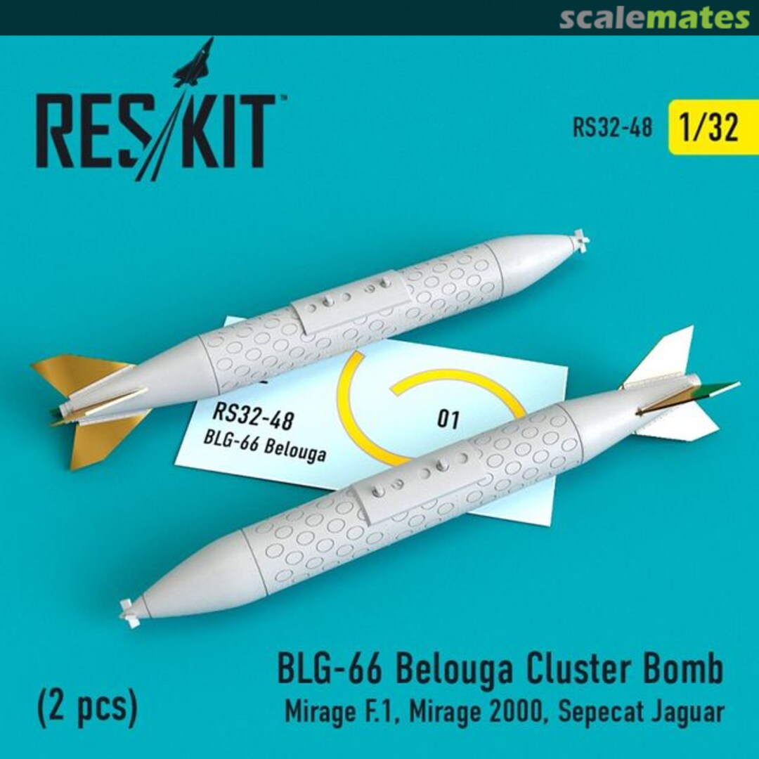 Boxart BLG-66 Belouga Cluster Bomb RS32-0048 ResKit