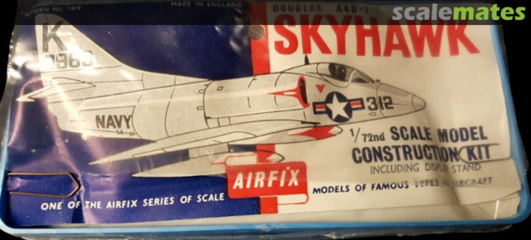 Boxart Douglas A4D-1 Skyhawk 1640-35 Plasty/Airfix