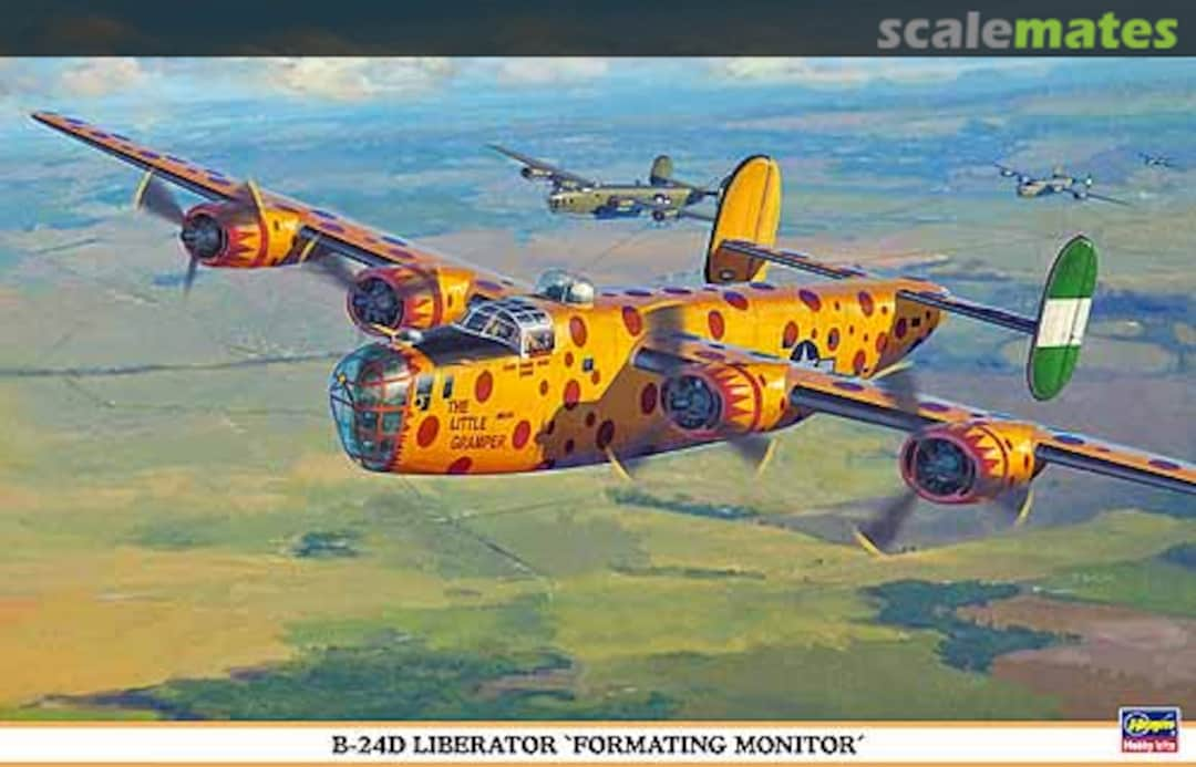 Boxart B-24D Liberator 'Formating Monitor' 00932 Hasegawa