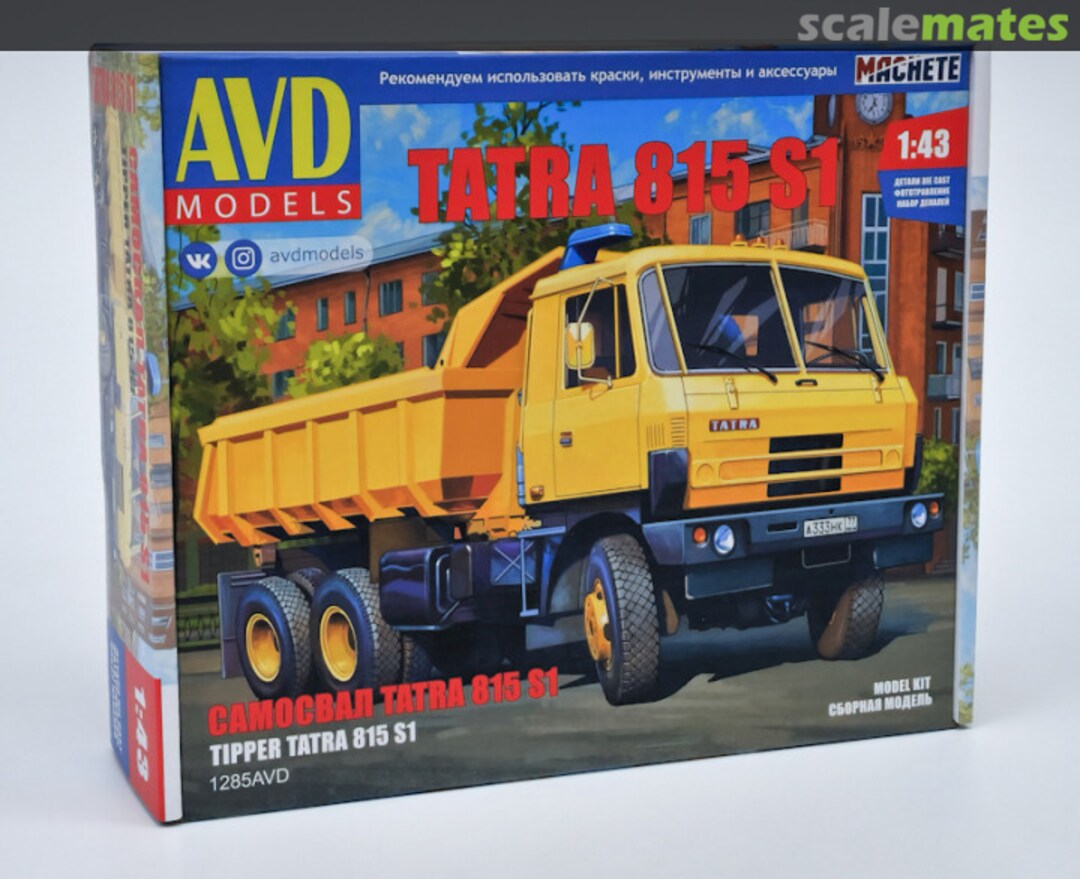 Boxart Tatra 815 S1 Tipper Truck 1285AVD AVD Models