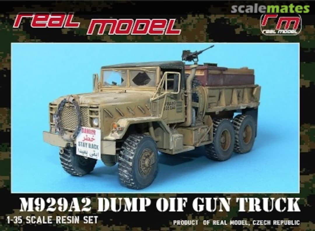 Boxart M929A2 Dump OIF Gun Truck RM35111 Real Model