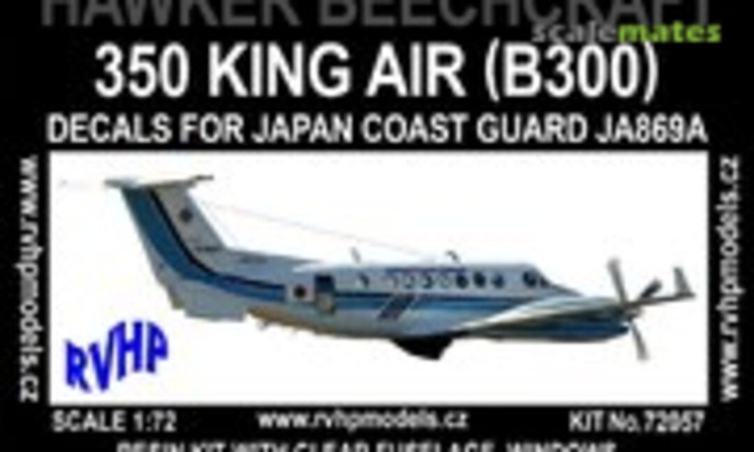 1:72 Hawker Beechcraft 350 King Air (B300) (Japan Coast Guard) (RVHP 72057)