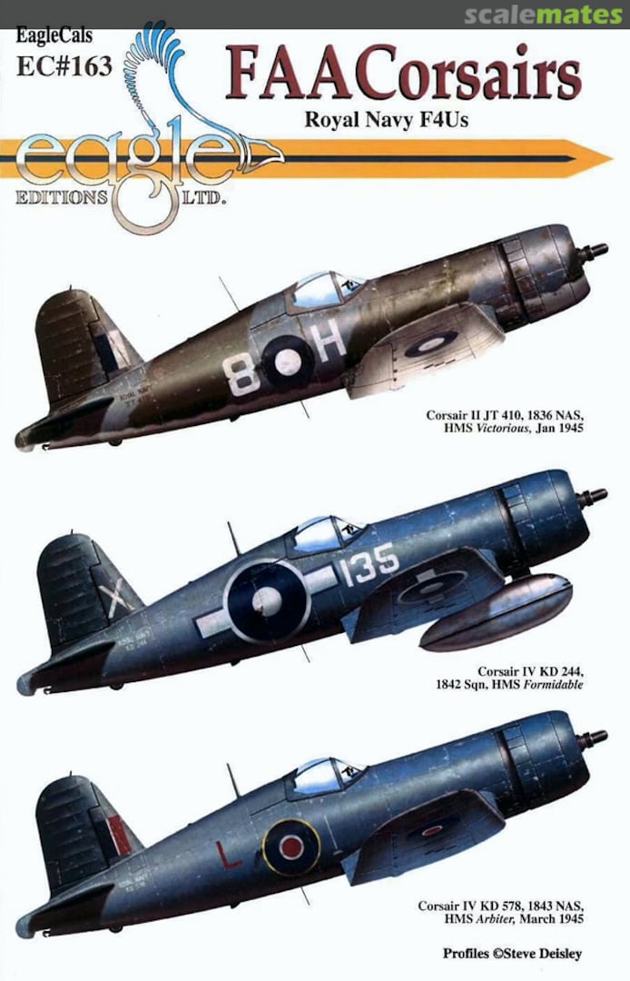 Boxart FAA Corsairs EagleCals EC32-163 Eagle Editions