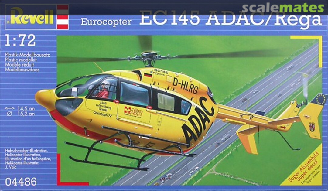 Boxart Eurocopter EC 145 ADAC/Rega 04486 Revell