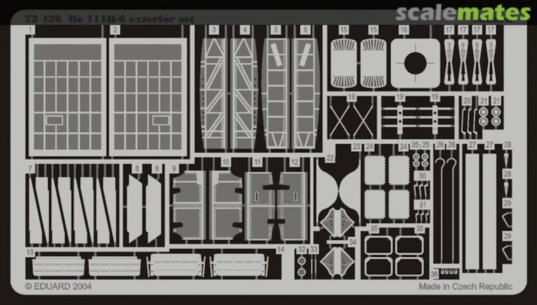 Boxart He 111H-6 exterior 72436 Eduard