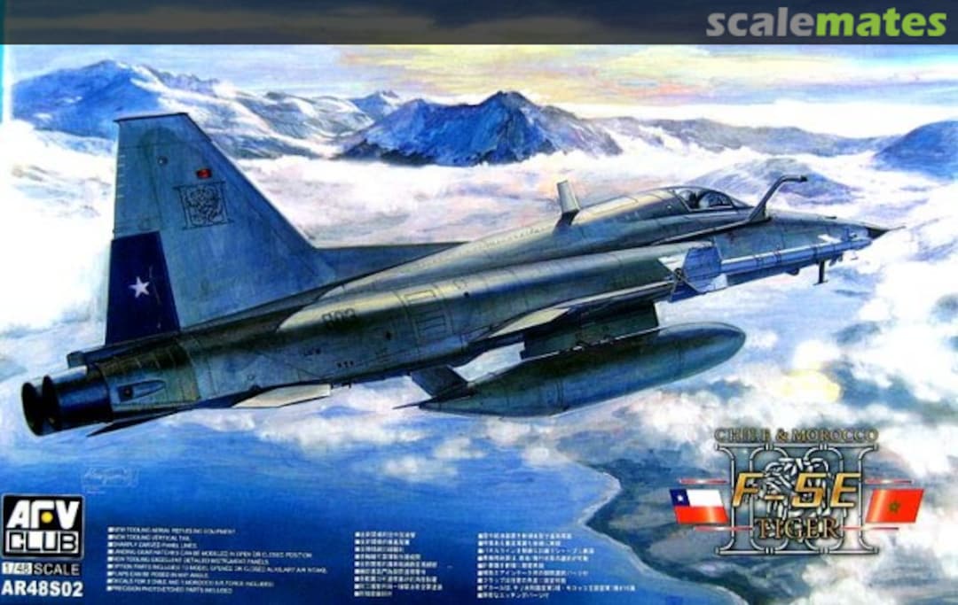 Boxart F-5E Tiger III AR48S02 AFV Club