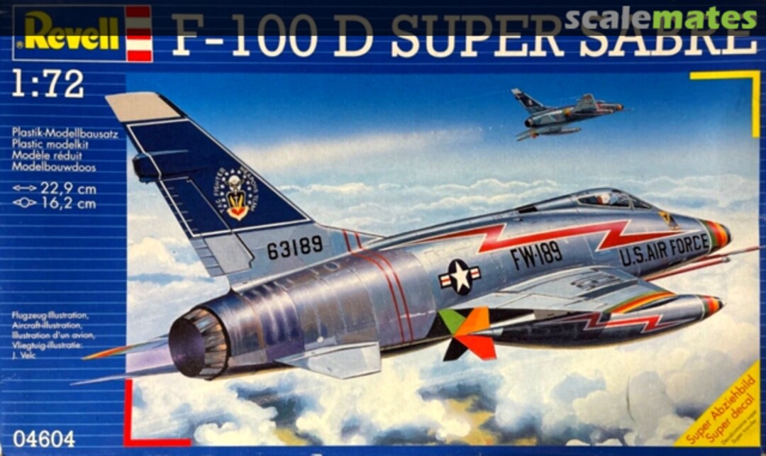 Boxart F-100 D Super Sabre 04604 Revell