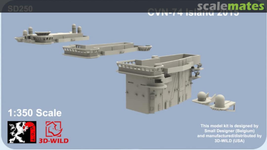 Boxart CVN-74 Island 2015 SD250 3D-Wild