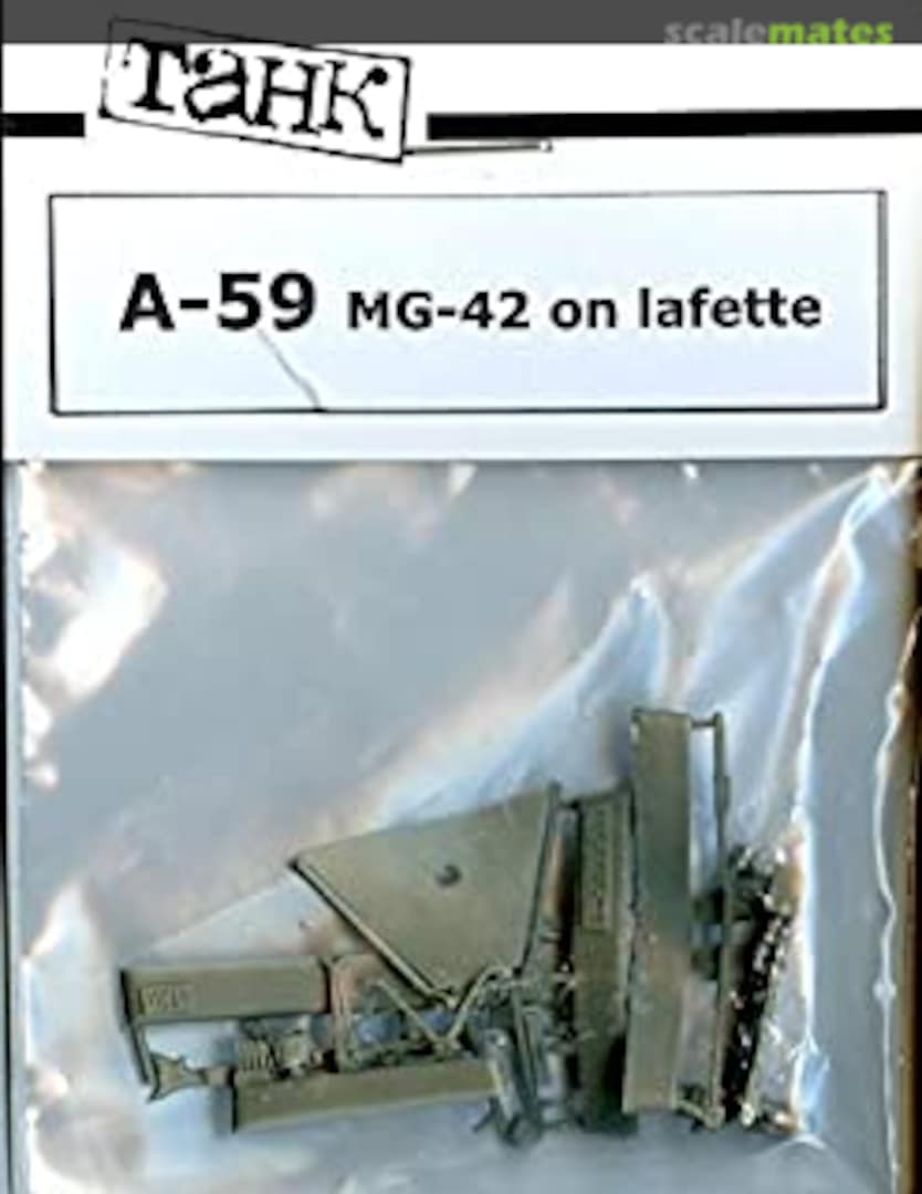 Boxart MG-42 on Lafette TA059 Tank