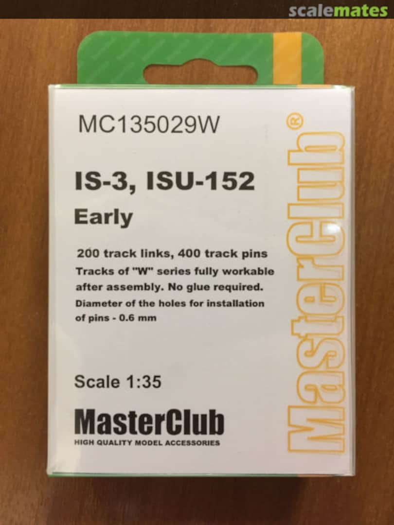 Boxart JS-3, ISU-152 Early Workable Tracks MC135029W MasterClub