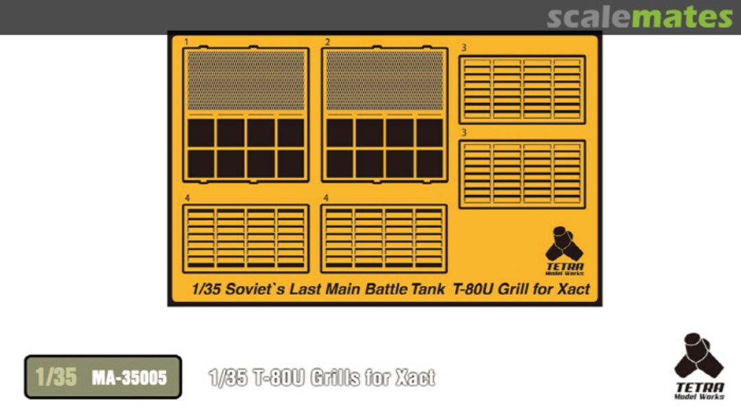 Boxart T-80U Grills MA-35005 Tetra Model Works