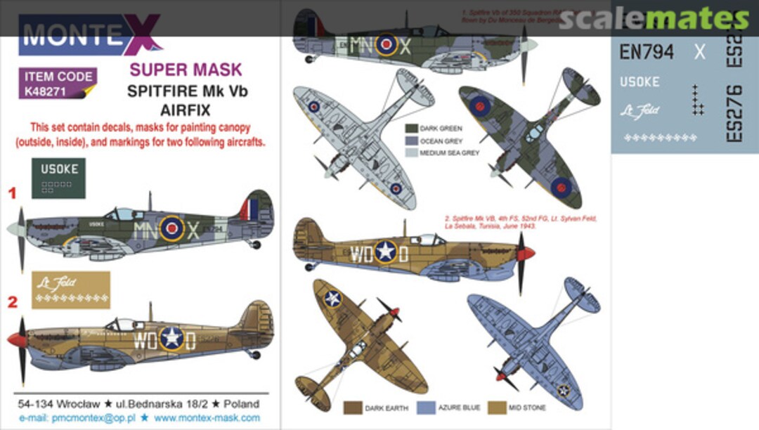 Boxart Spitfire Mk.Vb K48271 Montex