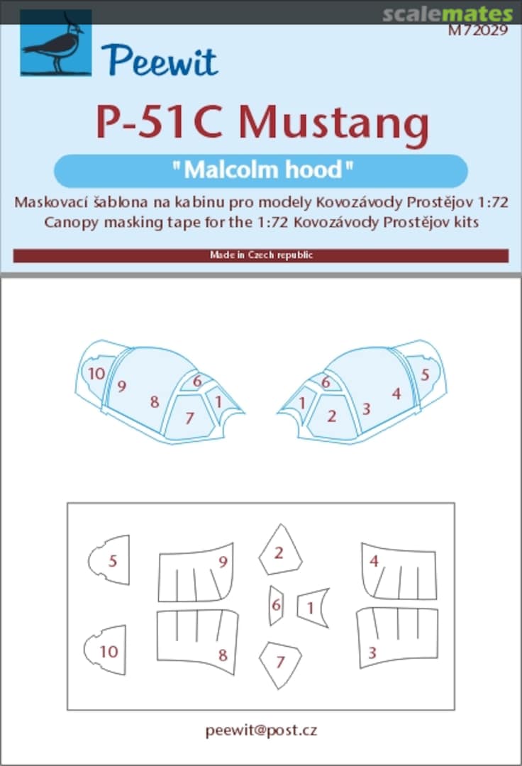 Boxart North-American P-51C/Mk.III Mustang M72029 Peewit