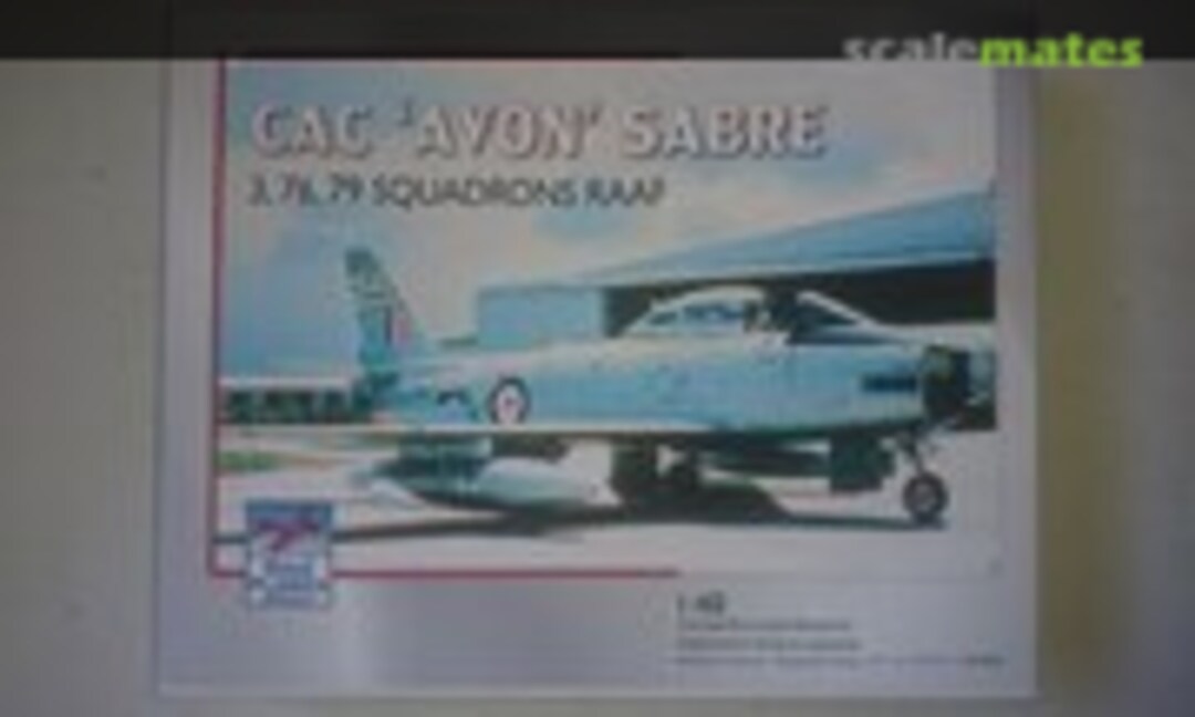 1:48 CAC 'AVON' SABRE (High Planes Models HPK. 048007)