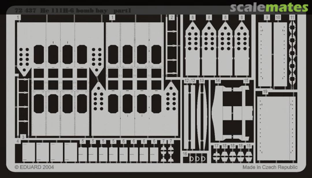 Boxart He 111H-6 bomb bay 72437 Eduard