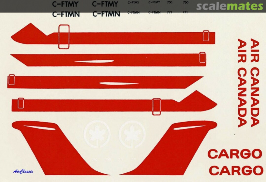 Boxart DC-9-30 Air Canada  Carmichael Decals