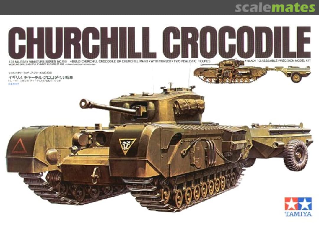 Boxart Churchill Crocodile 35100 Tamiya