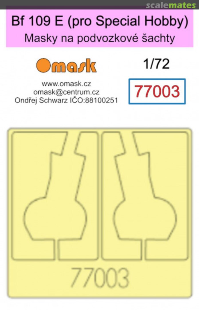 Boxart Bf 109E 77003 Omask