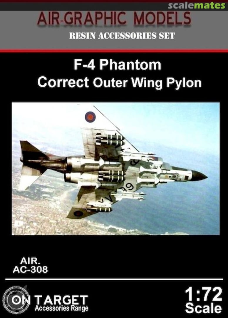 Boxart F-4 Phantom Correct Outer Wing Pylons AC-308 Air-Graphic Models