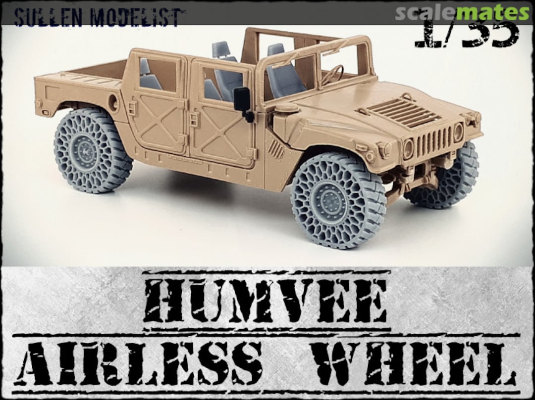 Boxart Humvee Airless Wheels  Sullen Modelist