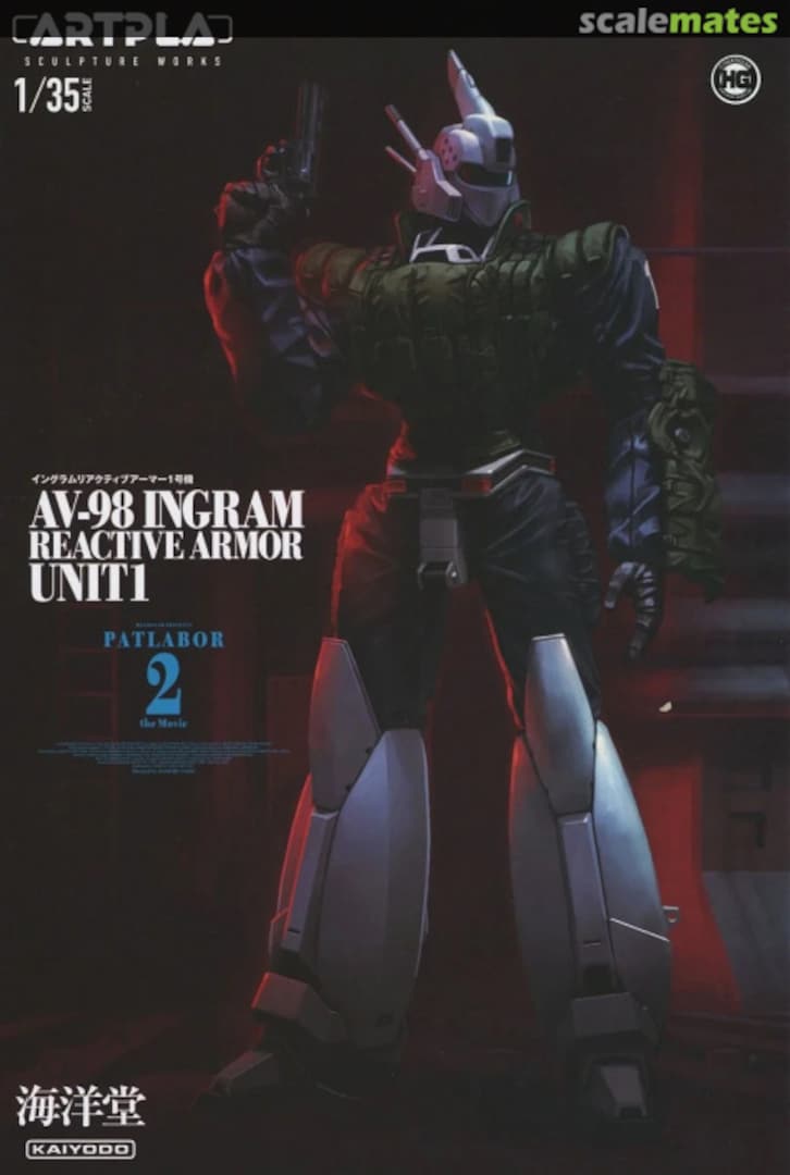 Boxart AV-98 Ingram Reactive Armor Unit 1 AP027 Kaiyodo