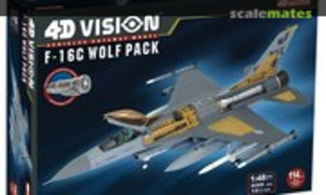 1:48 F-16C Wolf Pack (4D Master 26128)