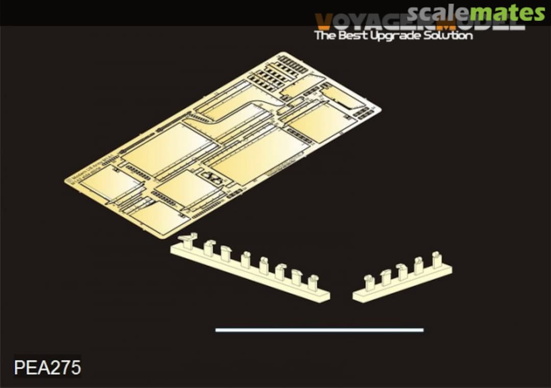 Boxart M1A1/ M1A2 Abrams side skirts (For TAMIYA 35269) PEA275 Voyager Model