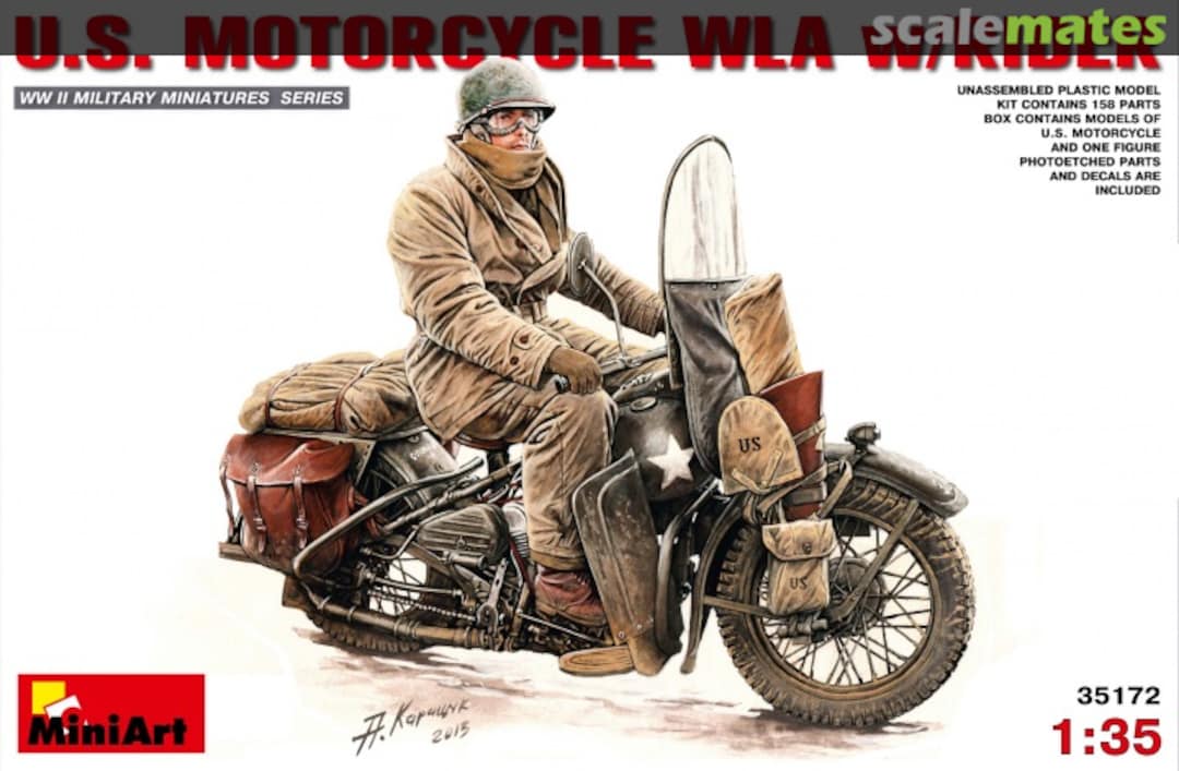 Boxart Motorcycle WLA 35172 MiniArt