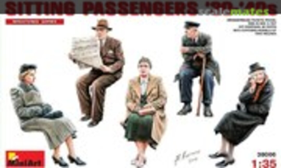 1:35 Sitting Passengers '30-'40s (MiniArt 38006)