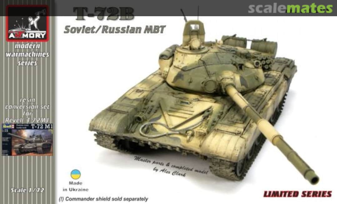 Boxart T-72B Soviet/Russian MBT M72418 Armory