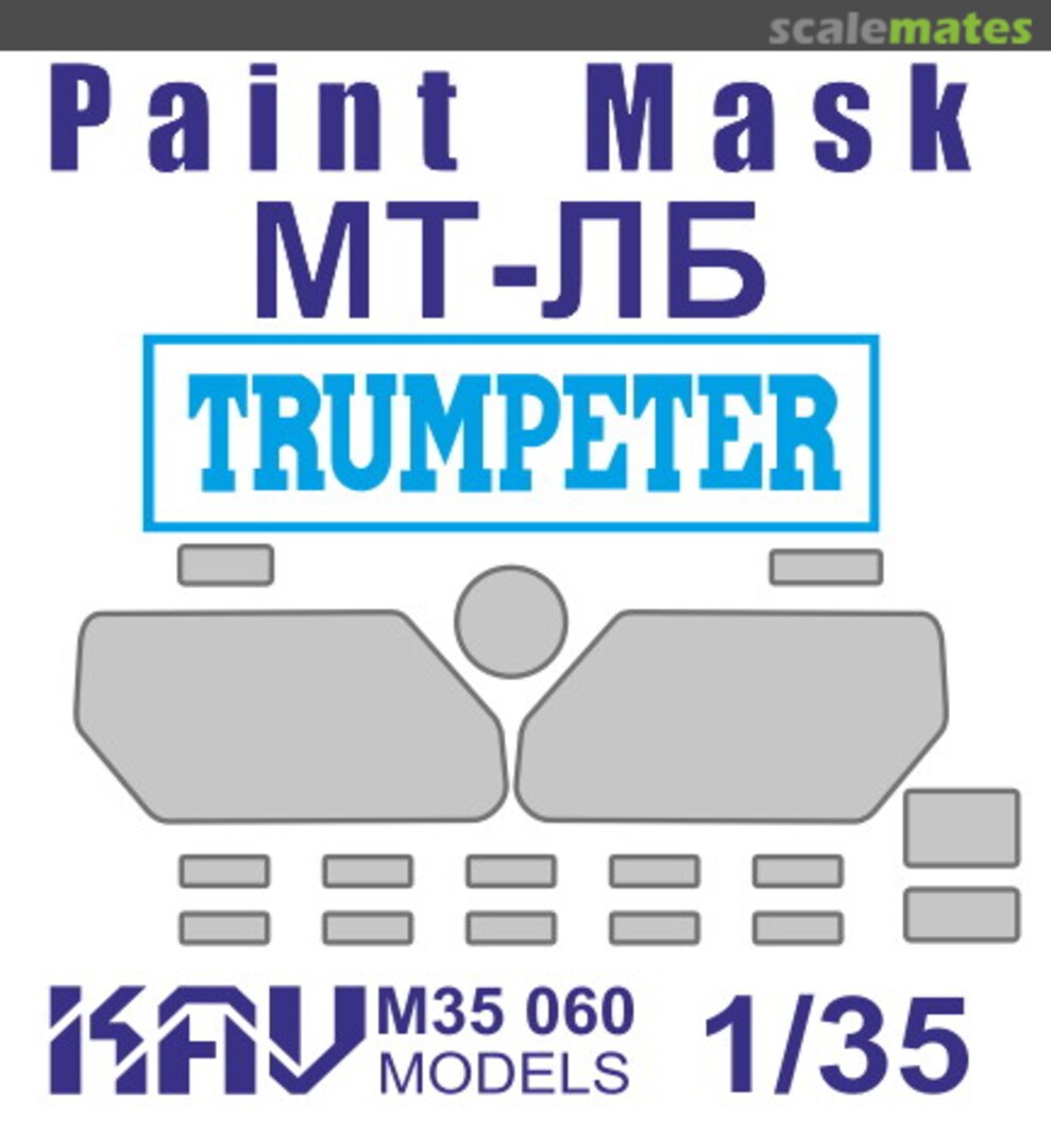 Boxart Paint Mask for MT-LB (clear parts) KAV M35 060 KAV models