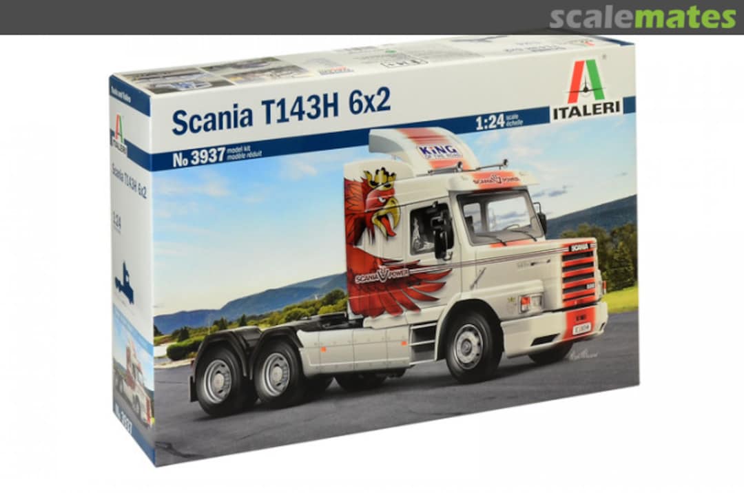 Boxart Scania T143H 6x2 3937 Italeri