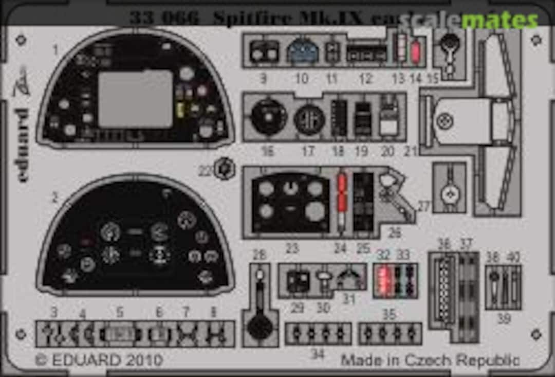 Boxart Spitfire Mk. IX early interior S. A. 1/32 33066 Eduard