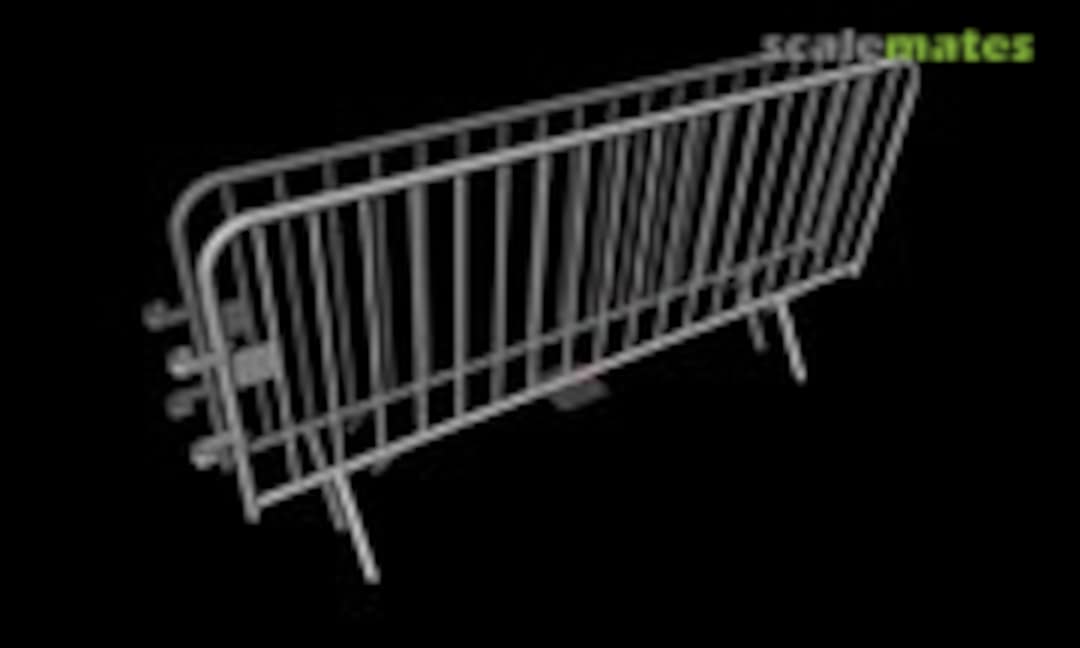 1:48 2500 mm barricades, set of 2 pieces (Reedoak 480106)