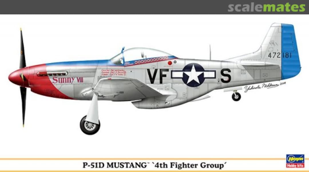 Boxart P-51D Mustang `4th Fighter Group´ 09886 Hasegawa