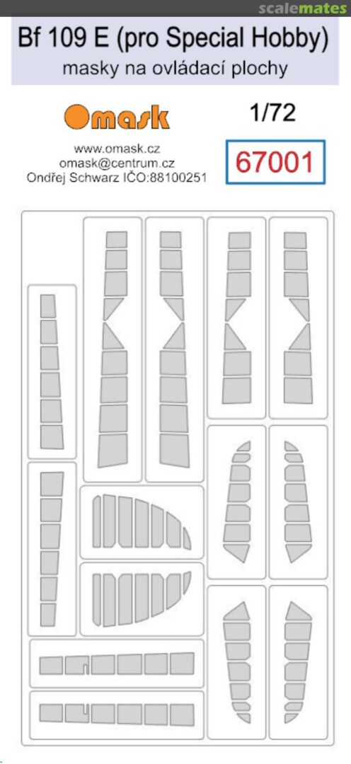 Boxart Messerschmitt Bf 109E 67001 Omask