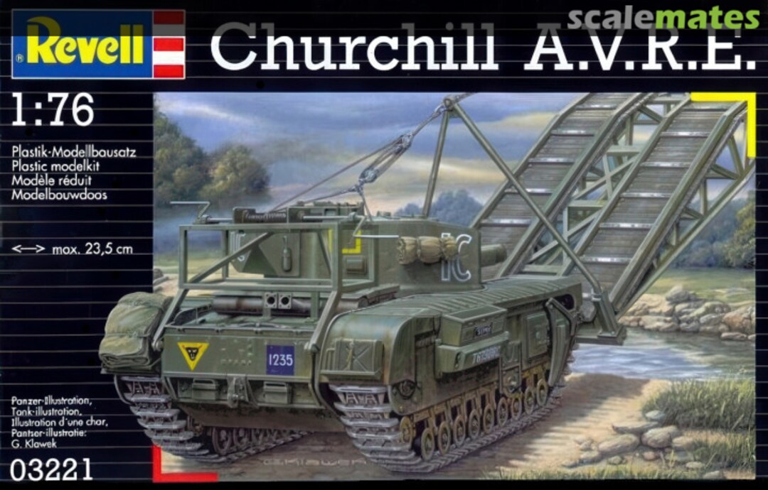 Boxart Churchill A.V.R.E. 03221 Revell